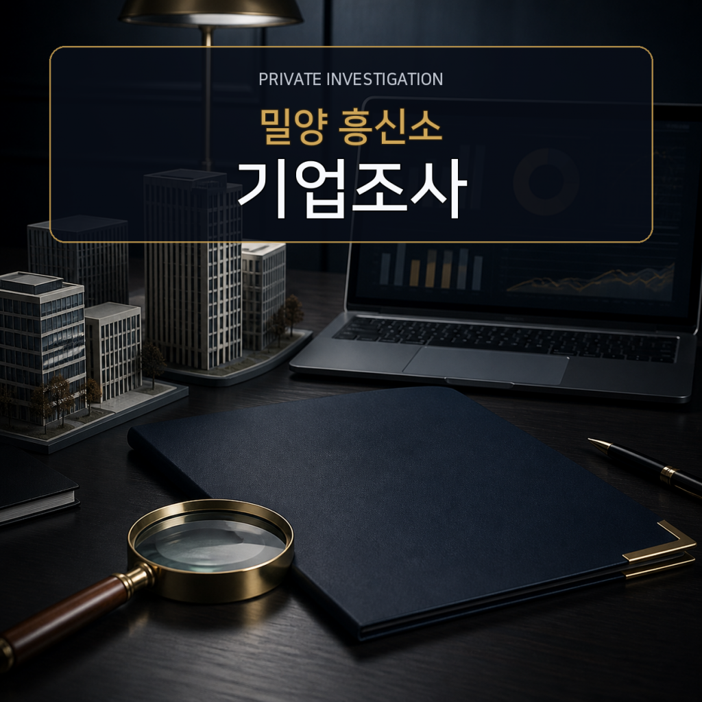 밀양 기업·거래처 조사 전문 흥신소