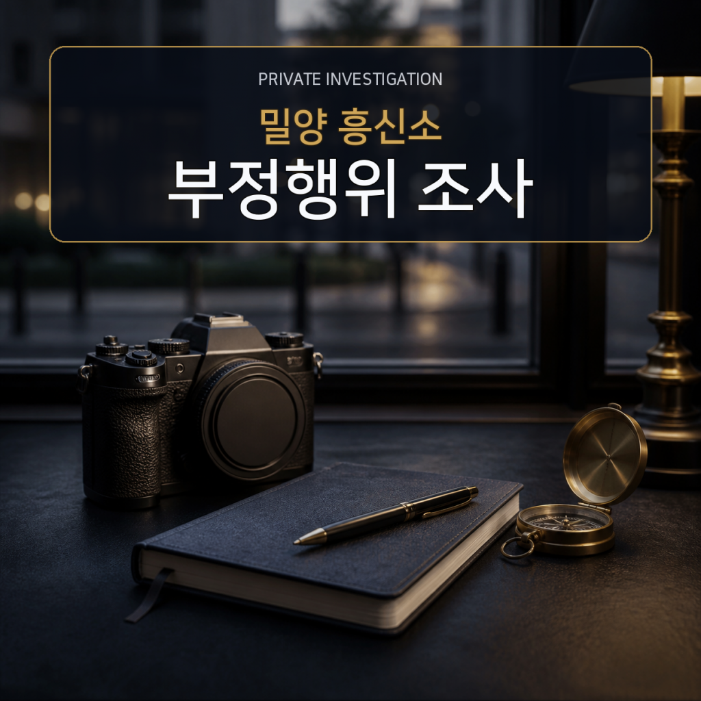 밀양 부정행위 사실조사 전문 흥신소
