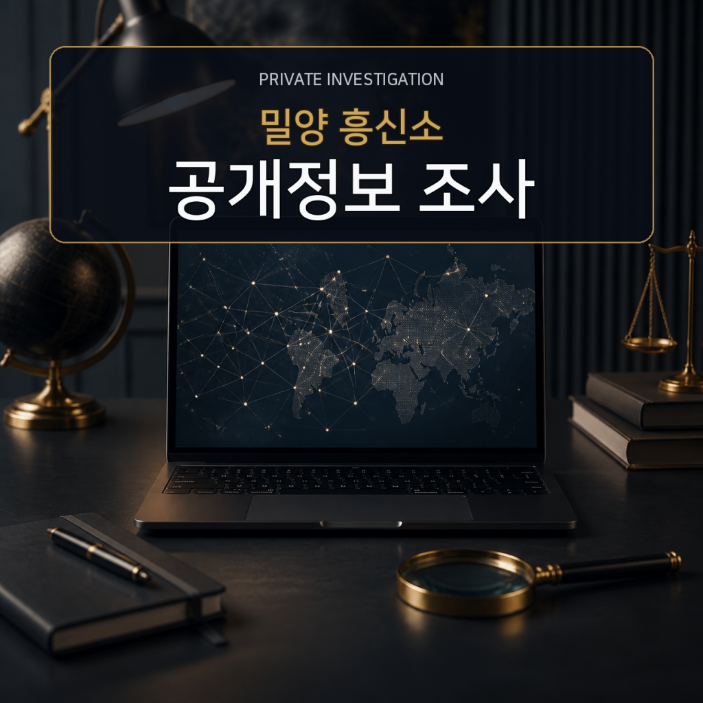 밀양 디지털 공개정보 조사 전문 흥신소